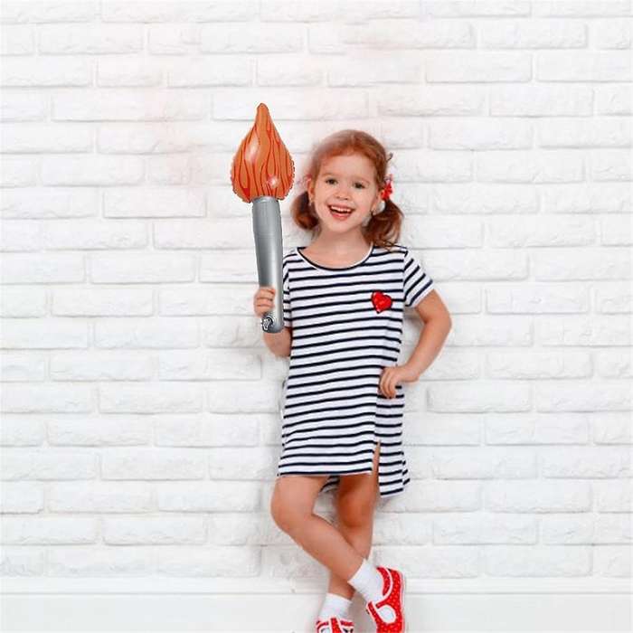 Flame Toy - Inflatable Torch Flame Toy, Fake Torch, Fun Inflatable Torch Toy