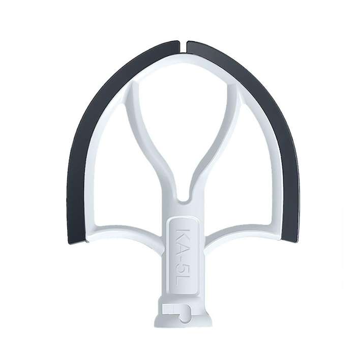 Flexible Edge Beater for 5 Quart Bowl Stand Mixer Attachment Flat Beater Paddle with Silicone Edges