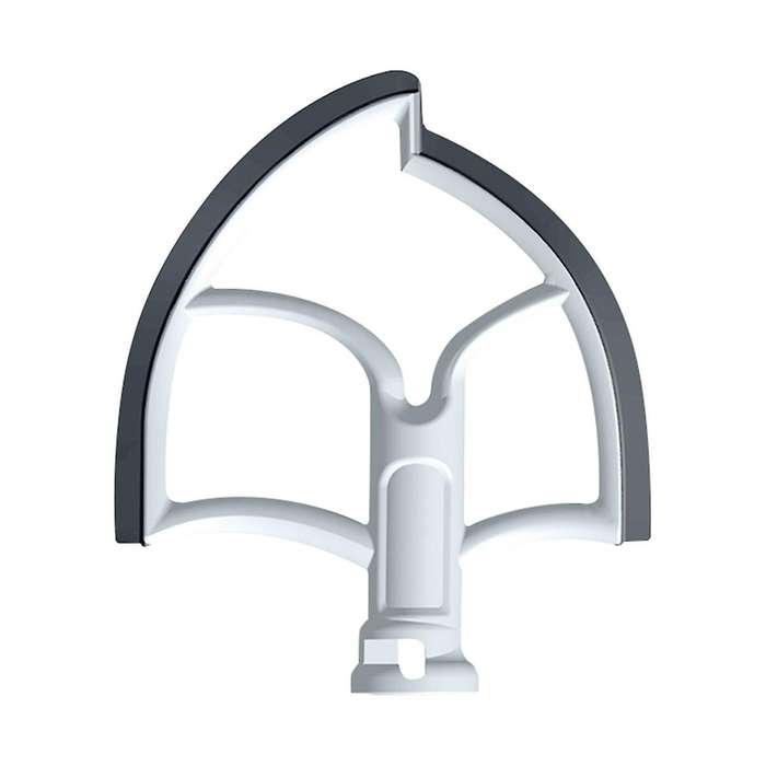 Flexible Edge Beater for 6 Quart Bowl Stand Mixer Attachment Flat Beater Paddle with Silicone Edges