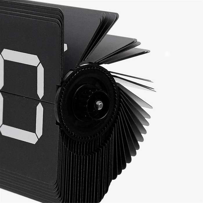 Flip Desk Clock Auto Flip Wall Mount Clock Flip Clock Decoration for Home Office School Hotel