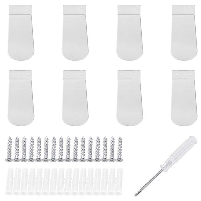 Floating Shoe Display Shelves for Wall Mount 8,clear Acrylic Floating Shelves for Showcase Sneaker