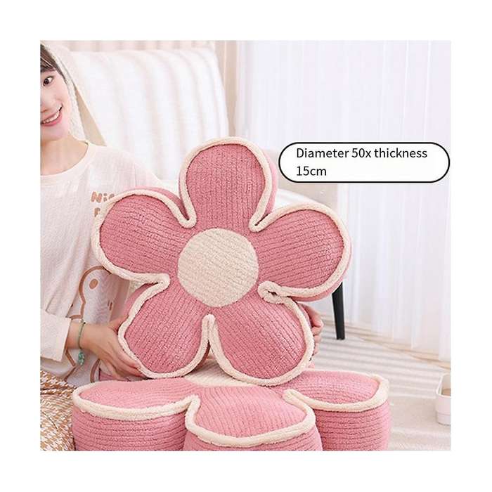Flower Pillow Flower Shaped Throw Pillow Aesthetic Floor Cushion Cute Seat Cushion Decorative Pillow