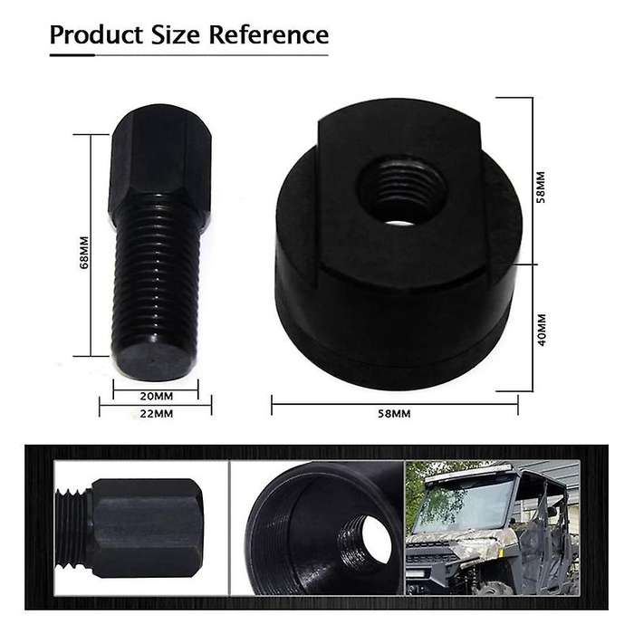 Flywheel Puller Tool 50MM x 1.5 LH for RZR XP 900 1000 Sportsman 800 325 570 ETX EFI 6X6 500 570