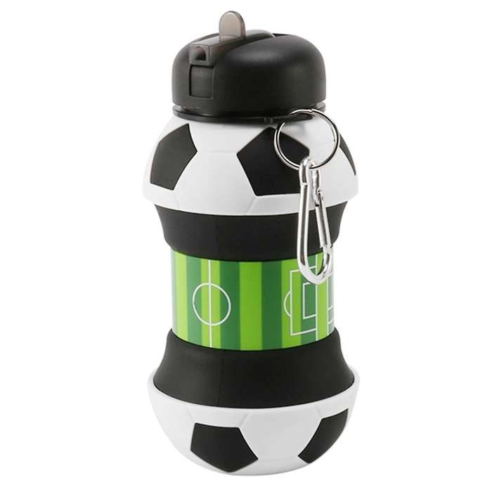 Fold Water Bottle Cups Mug Outdoor Sports Basketball Football Baseball Golf School Leakproof Portabl
