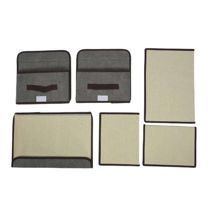 Foldable Boxes with Lid,fabric Collapsible Bin Basket with Handle,for Wardrobe/closet/shelves