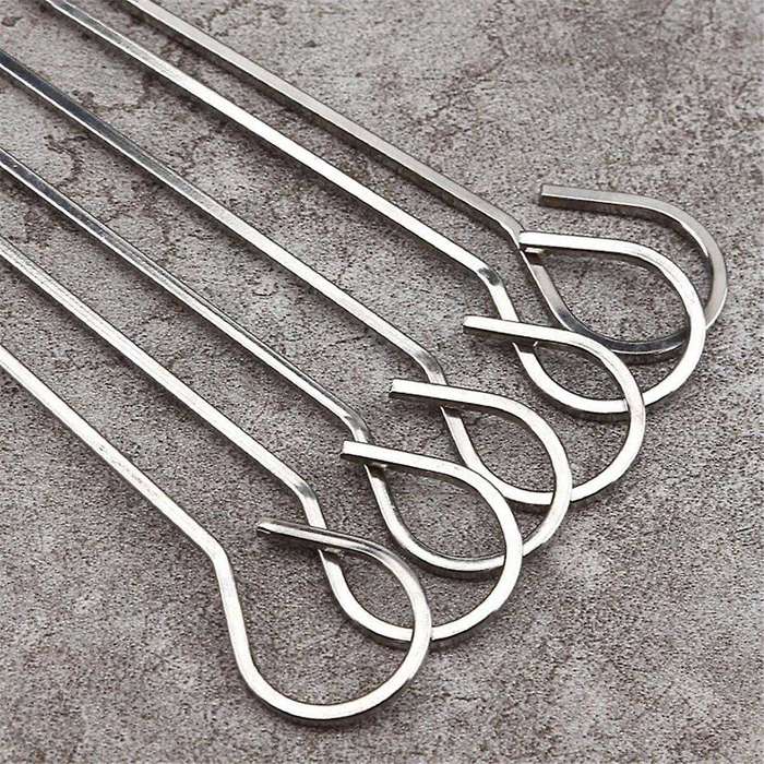 Folding Barbecue Grill Stainless Steel Grill Outdoor Portable Barbecue Tools Skewers Barbecue Picks