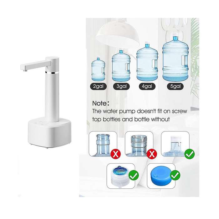Foldable Water Dispenser, Portable Water Pump, Wireless Electric Generic Gallon Water Pump