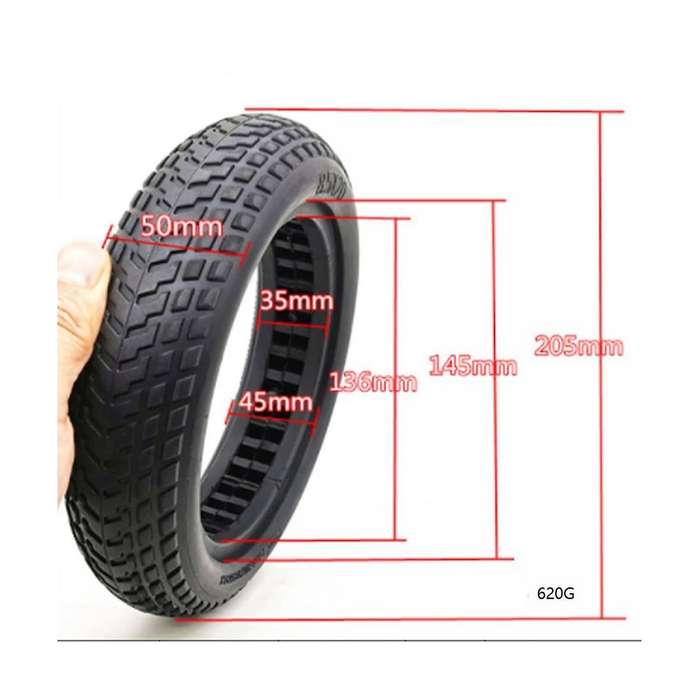 Folding Electric Scooter Accessories Non-inflatable Solid Explosion-proof 8.5-inch Tires Skeleton Ti
