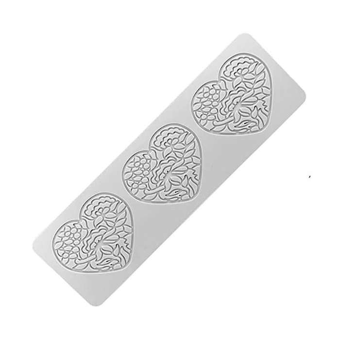 Fondant Lace Mold Candy Mold Chocolate Sugar Cake Decorating Cupcake Top Fondant Lace Mat Silicone