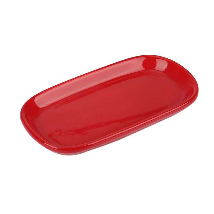 Food Container Plate with Lid Kitchen Cheese Dish Ceramic Box with Lid Dish Cheese Box A