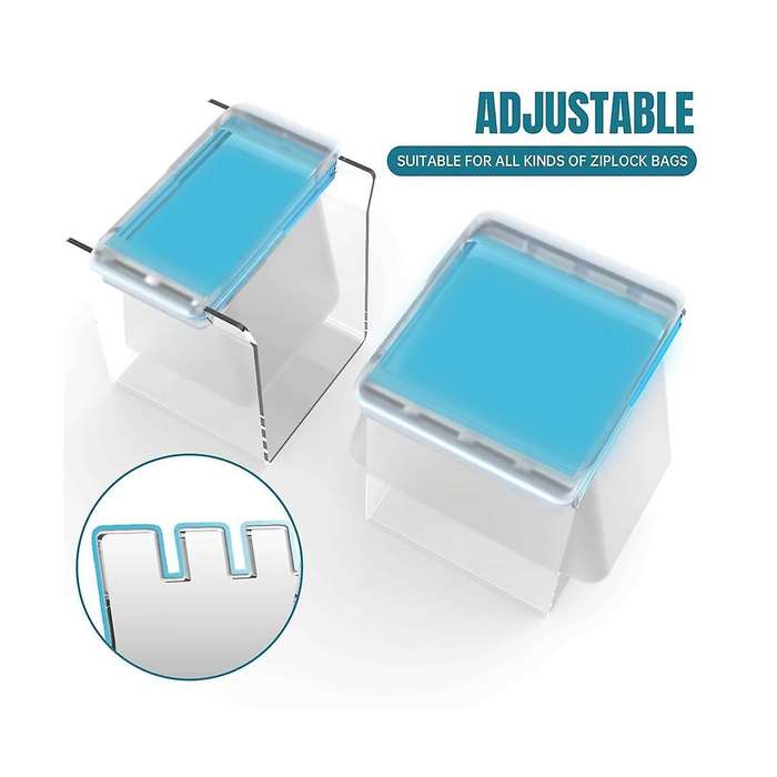 Food Storage Bag Holder for Zipper Closure Bag,Baggy Rack Stand/Freezer Bag Holder/Sandwich BagHolde