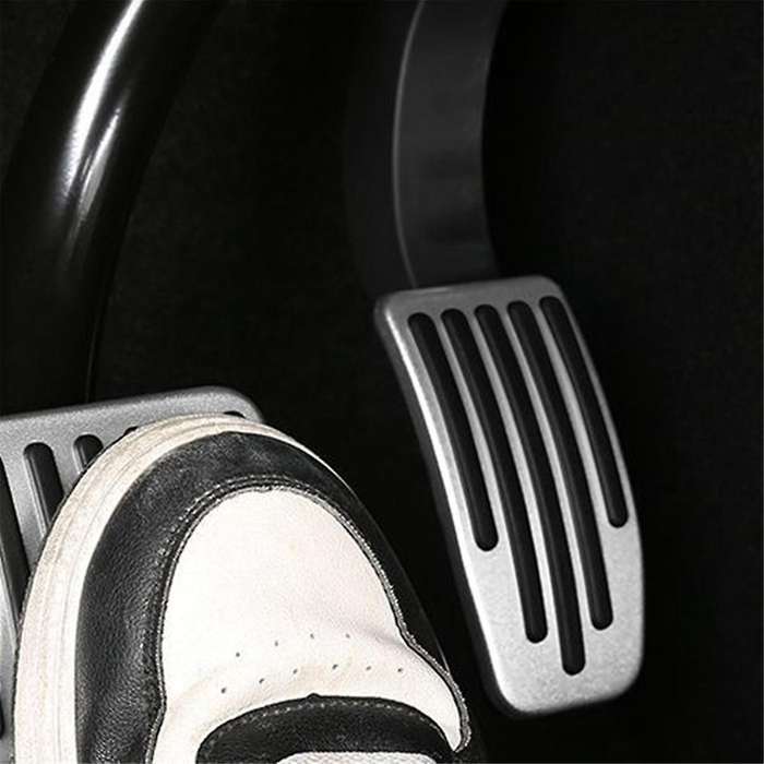 Foot Pedal for Model 3 Y Accelerator Brake Pedal Rest Pedal Cushion Cover Accessories Car Style,2pc
