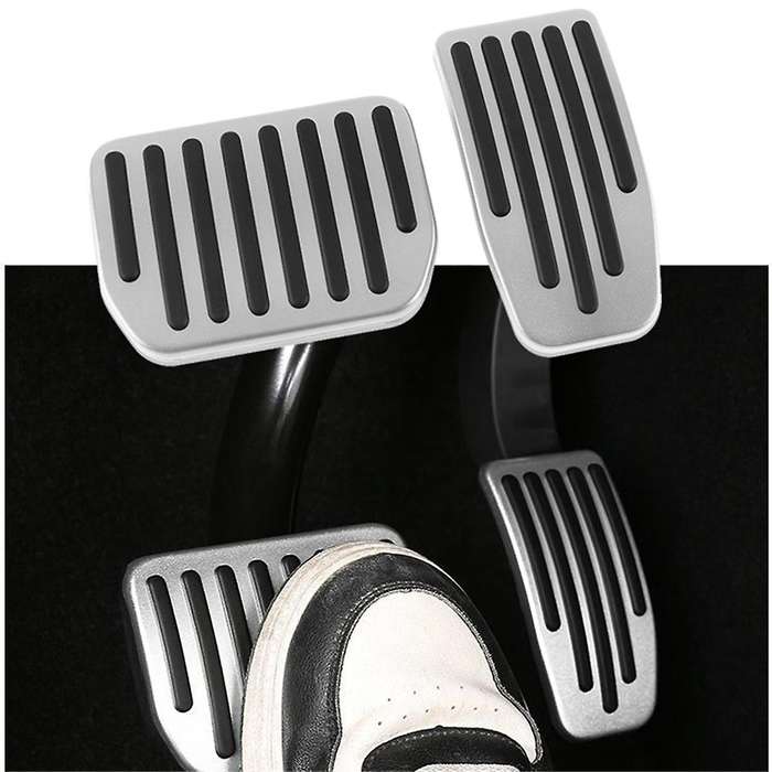 Foot Pedal for Model 3 Y Accelerator Brake Pedal Rest Pedal Cushion Cover Accessories Car Style,3pcs