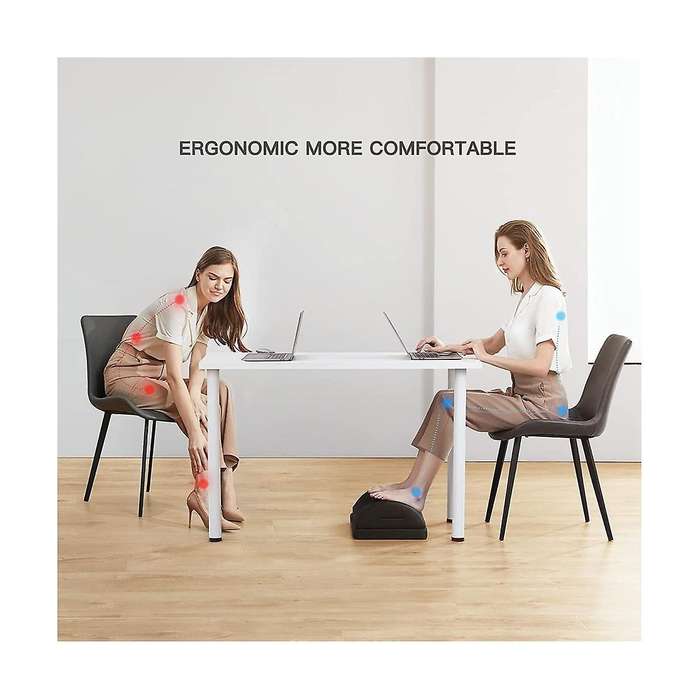 Foot Rest Under The Work Desk, Double-layer Adjustable Footstool, Suitable for Office