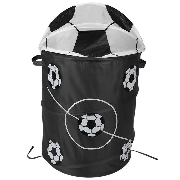 Football Modeling Collapsible Laundry Basket Storage Barrels Storage Barrel Polyester Cloth Toy Stor