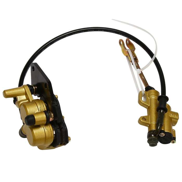 Footbrake Master Cylinder Rear Brake Pads Disc for 110Cc 125Cc Dirt Pit Bike