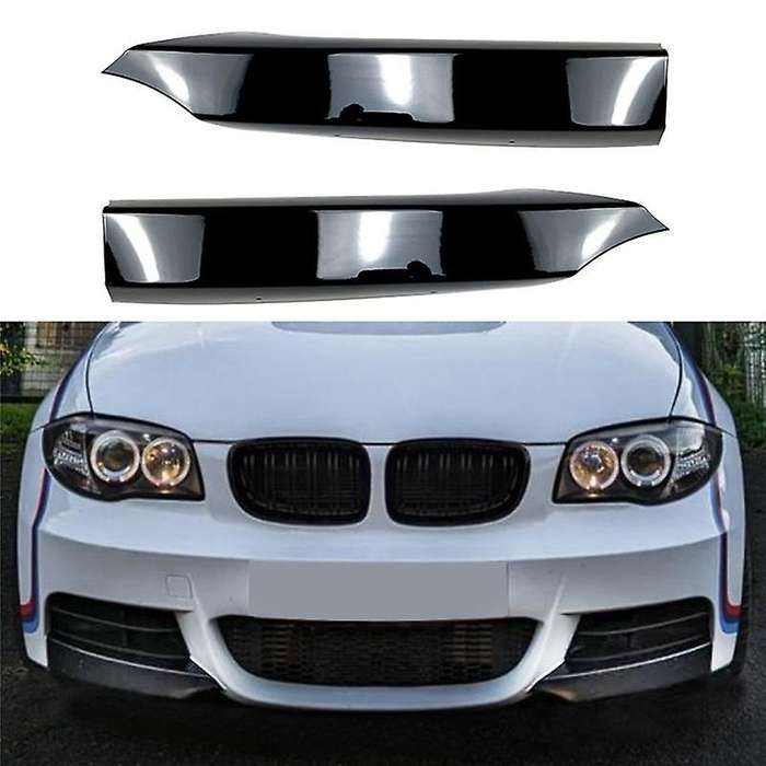 for - 1 Series E82 E88 2008-2013 Front Bumper Lip Angle Diffuser Splitter Spoiler Protector Bright