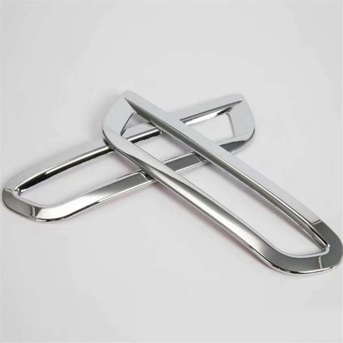 for - (W447) V-Class 2017-2020 ABS Chrome Rear Reflector Fog Light Lamp Cover Trim Bezel Frame Styli