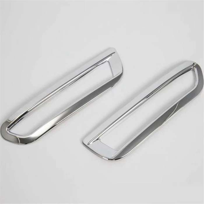 for - (W447) V-Class 2017-2020 ABS Chrome Rear Reflector Fog Light Lamp Cover Trim Bezel Frame Styli