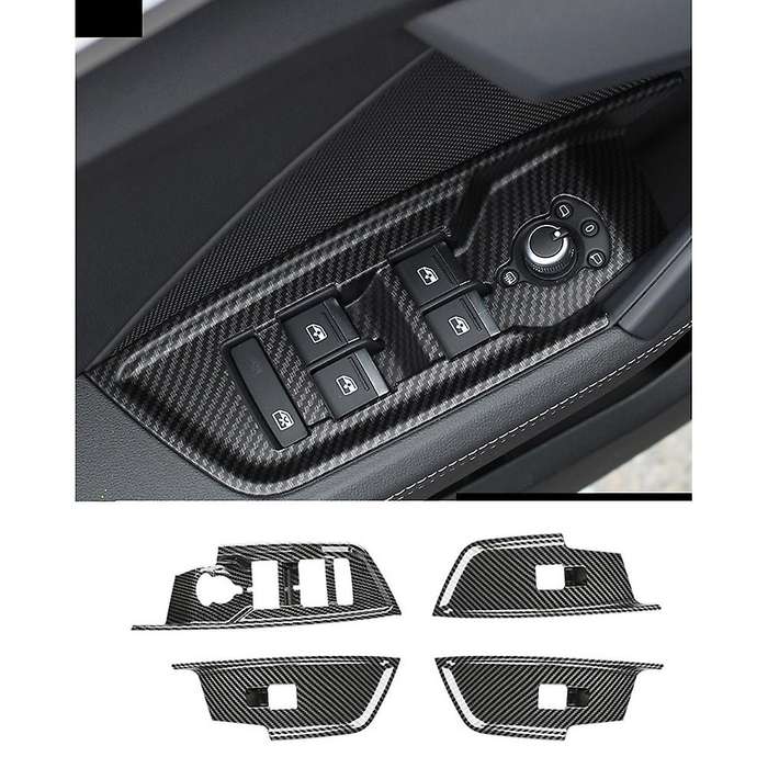 for - A3 A3L 2021 2022 Car Door Window Lift Switch Panel Cover Trim Decor Frame Sticker Accessories,