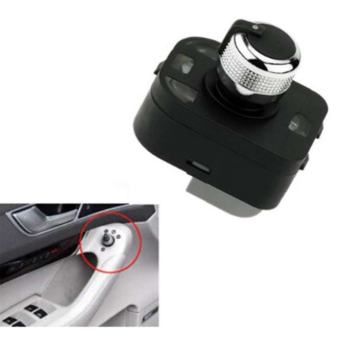 for - A4 A6 A8 R8 Car Rear View Mirror Switches Control Adjust Knob 4F0959565 4F0 959 565B
