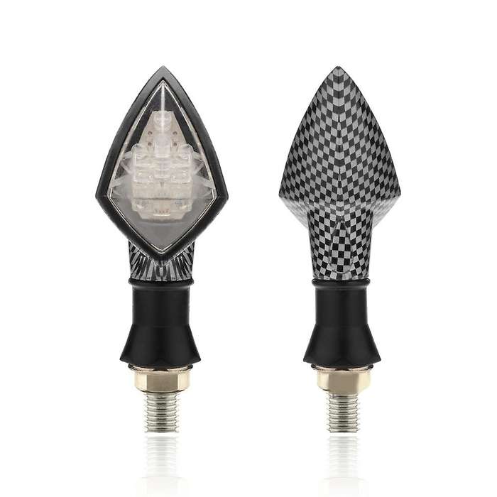 for - Cafe 12V Motorcycle Turn Signal Lamp LED Light Indicator