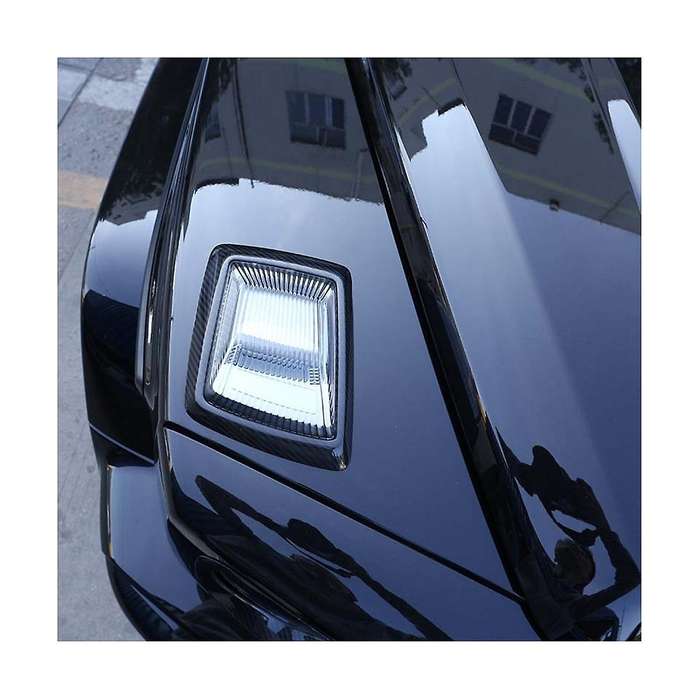 for - G-Class W463 G55 G63 2019-2020 Dry Carbon Fiber Car Hood Turn Signal Light Cover Trim Accessor