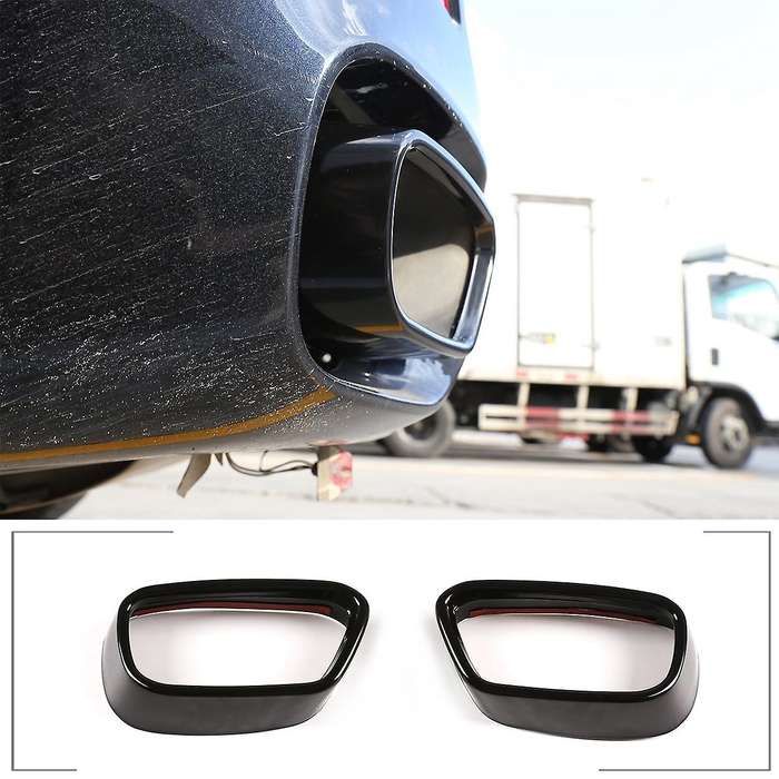 for - X5 F15 2014-2018,X6 F16 2015-2019,Stainless Steel Tail Throat Car Exhaust Pipe Cover (for M Sp