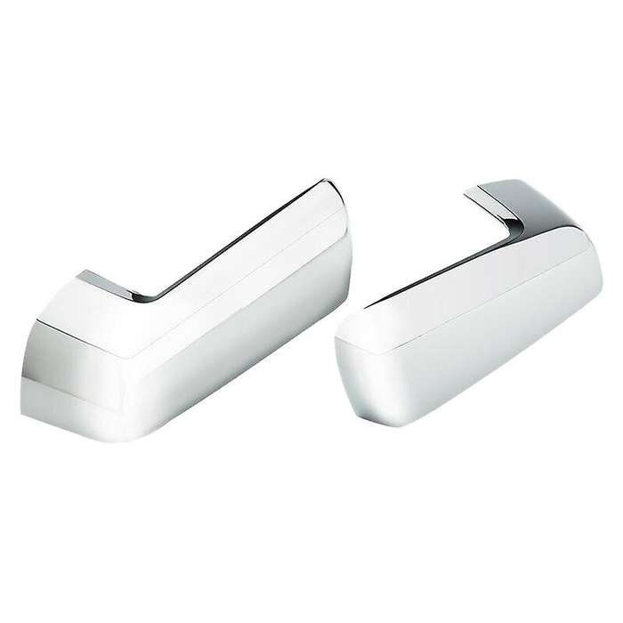 for / 1500 2019-2021 Chrome Top Half Side Door Mirror Cover Rear View Mirror Cover Cap