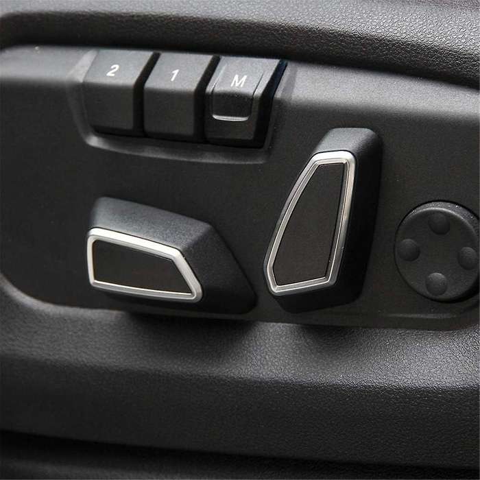 for 1 3 4 5 Series X3 X5 X6 F20 F30 F36 F46 F10 F25 F15 Car Seat Adjustment Button Cover Trim Acces