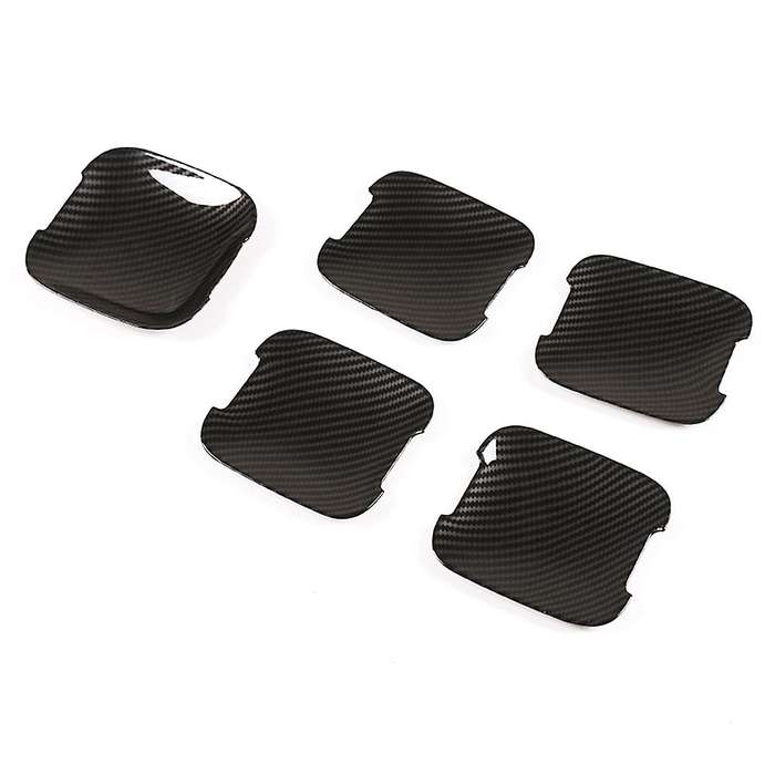 for 110 2020-2022 Car Grab Door Handle Bowl Cover Trim Decoration Stickers Accessories, Carbon Fiber