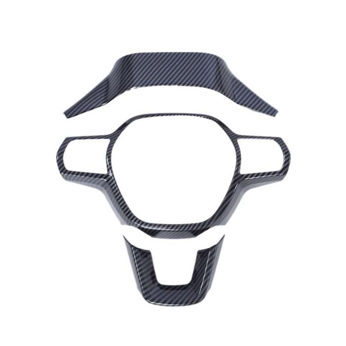 for 11Th 2022 Auto Steering Wheel Panel Button Cover Trim Sticker Decal Frame Car Interior,Black