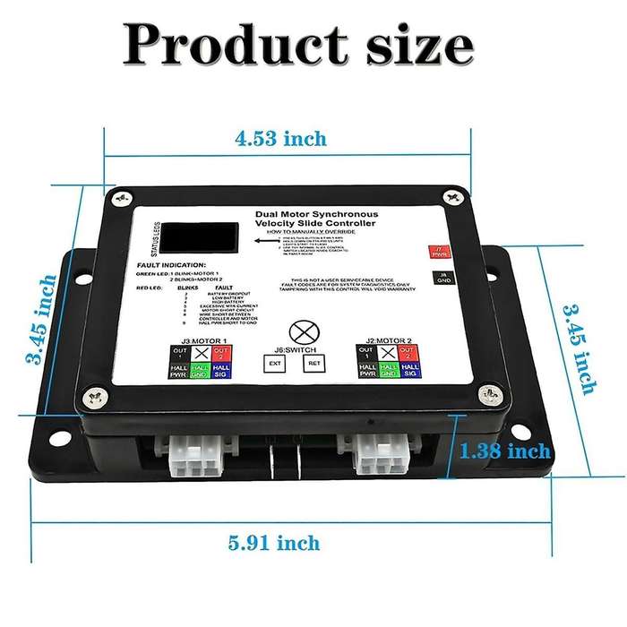 for 13398-D0 Dual Motor Synchronous Velocity Slide Controller V-Sync II
