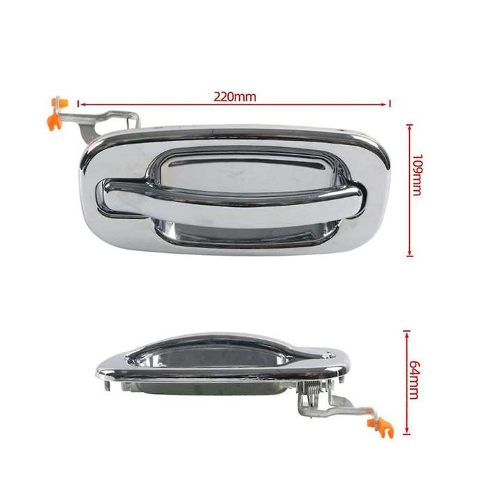 for 15107656 Rear Right Exterior Door Handle Car Electroplating Door Handle Car Door Decor Accessori
