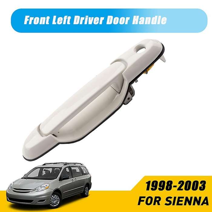 for 1998-2003 Sienna Front Left Driver Outside Exterior Door Handle White 69220-08010 New