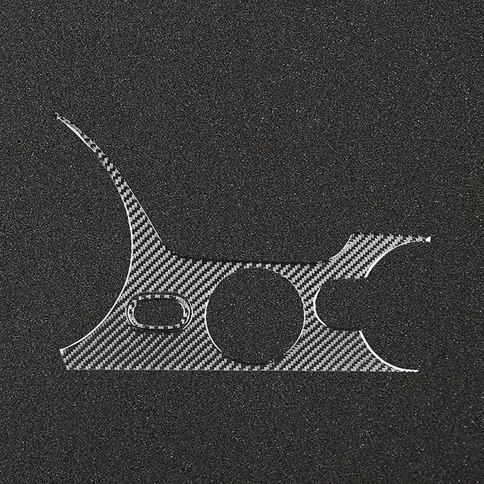for 2001-2004 Lhd Soft Carbon Fiber Car Center Console Cup Holder Cover Trim Interior Accessories