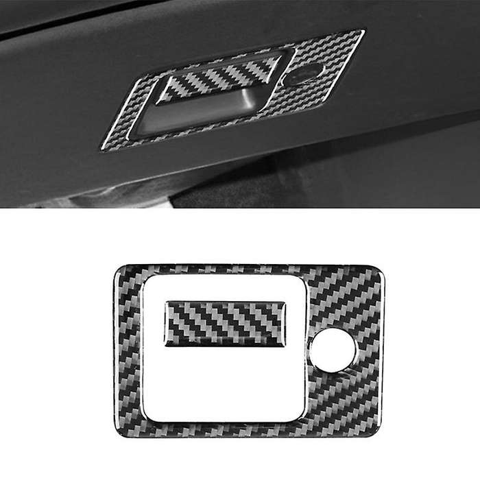 for 2001-2004 Lhd Soft Carbon Fiber Car Glove Box Handle Cover Trim Interior Accessories