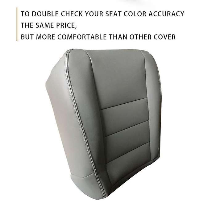 for 2002 -2007 F250 F350 Super Duty Lariat Driver Side Bottom Replacement Cloth Seat Cover Black