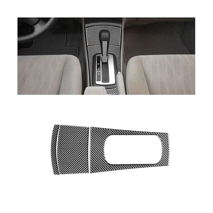 for 2003 2004 2005 Soft Carbon Fiber Central Control Gear Shiift Cover Trim Sticker Accessories
