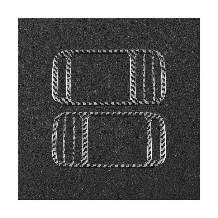 for 2003 2004 2005 Soft Carbon Fiber Central Control Side Outlet Cover Trim Sticker Accessories