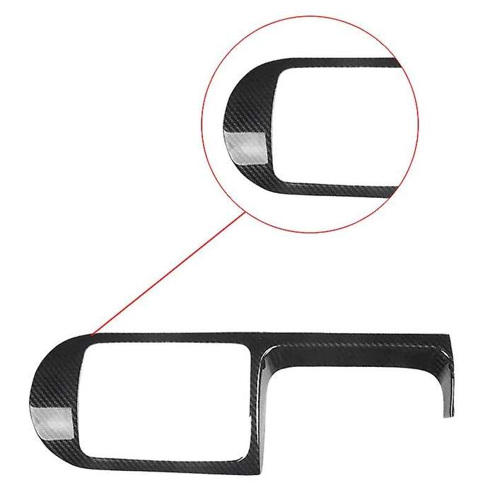 for 2003-2006 Carbon Fiber ABS Car Gear Shift Knob Panel Frame Cover Trim