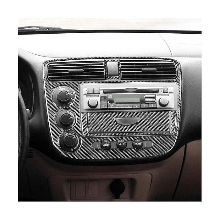 for 2003 2004 2005 Soft Carbon Fiber Central Control Panel Cover Trim Sticker Accessories