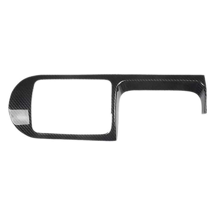 for 2003-2010 Carbon Fiber ABS Car Gear Shift Knob Panel Frame Cover Trim
