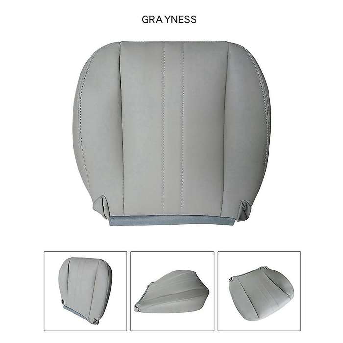 for 2003-2013 Express 1500 2500 3500 Van -Driver Bottom PU Leather Seat