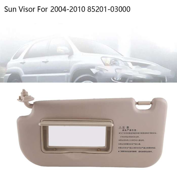 for 2004-2010 Front Left Sun Visor Light Baffle Cosmetic Mirror 85202-03000