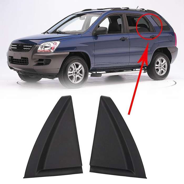 for 2006-2009 2010 Rear Window Cover Kits Side Door Triple-cornered Pillar Trim Protector Accessorie