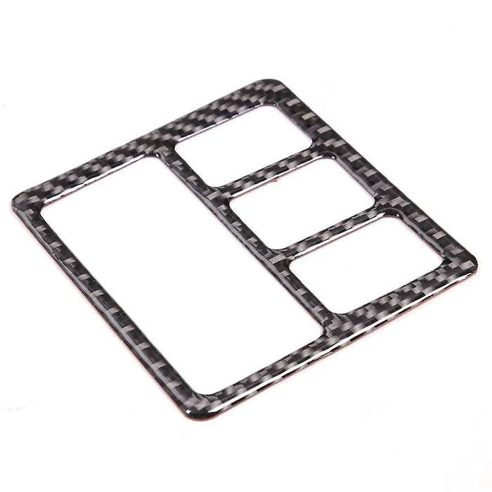 for 2007-2013 Lhd Soft Carbon Fiber Car Center Console Tow Haul Switch Trim Sticker Interior Access