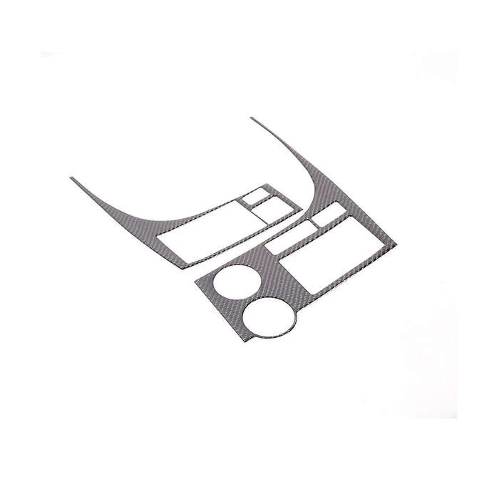 for 2007-2013 Lhd Car Dashboard Panel Decorative Stickers Trim Accessories - Soft Carbon Fiber