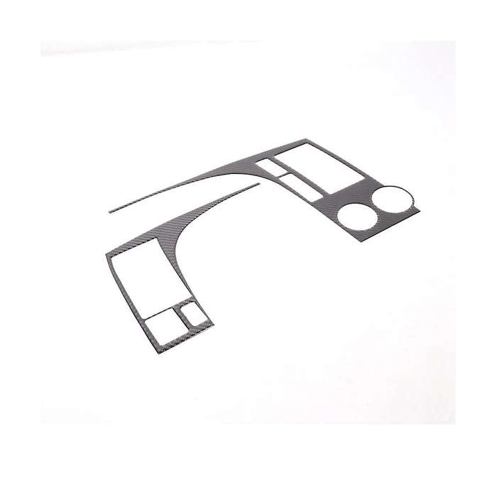 for 2007-2013 Lhd Car Dashboard Panel Decorative Stickers Trim Accessories - Soft Carbon Fiber
