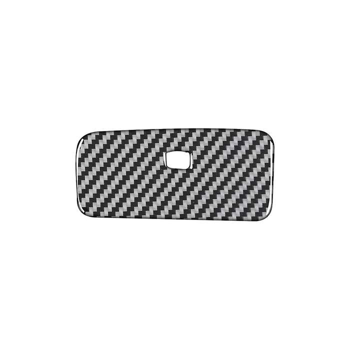 for 2007-2015 Real Soft Carbon Fiber Car Electronic Handbrake Cover Parking Brake Release Trim Acces
